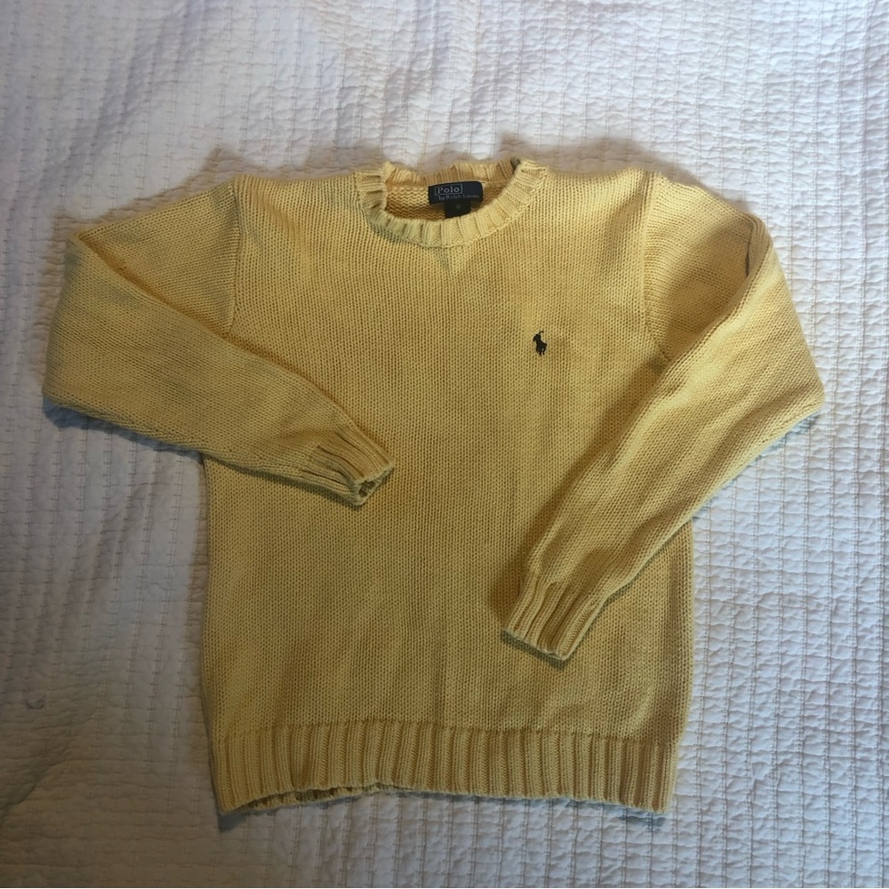 yellow ralph sweater
